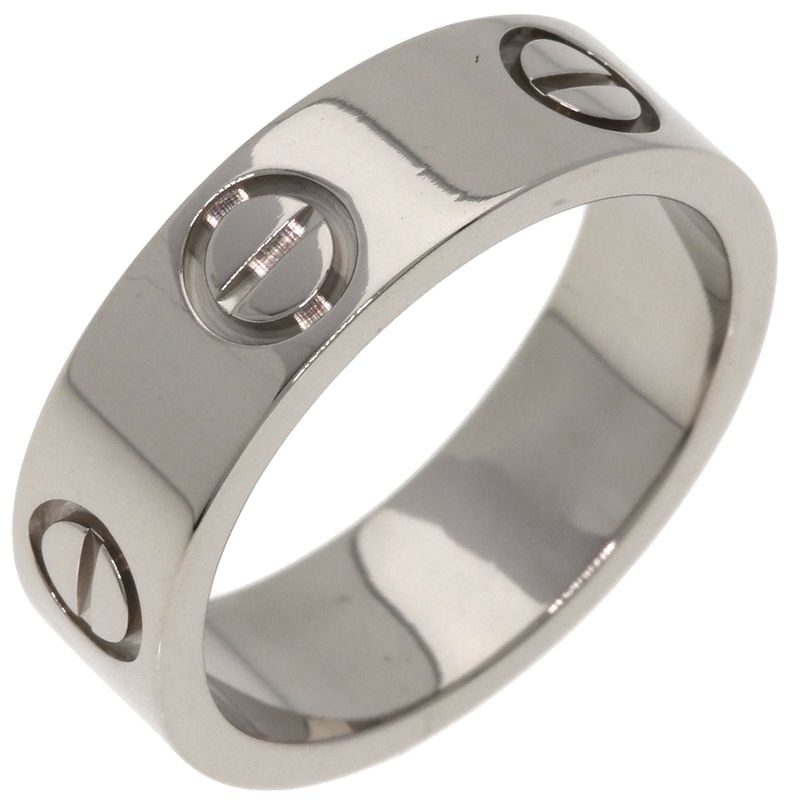Cartier Love Ring 49 18K White Gold