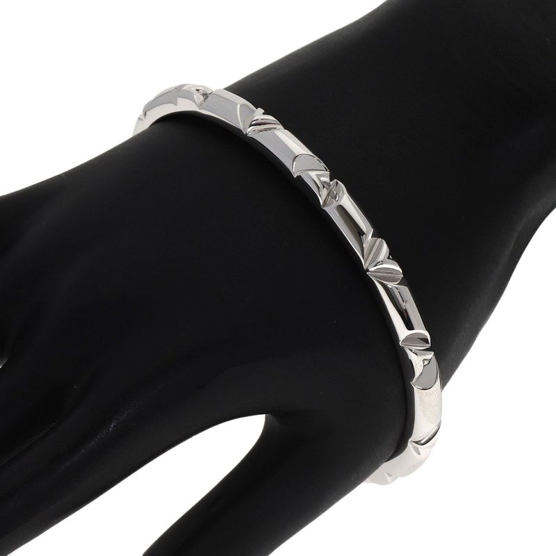 Louis Vuitton Bracelet Volt Multi LV Open 20 18K White Gold