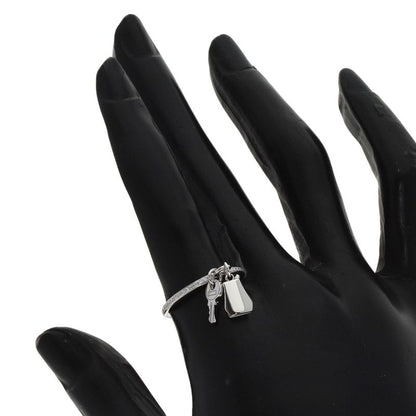 Hermes Kelly Clochette PM Diamond 53 Ring 18K White Gold