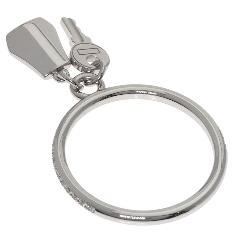 Hermes Kelly Clochette PM Diamond 53 Ring 18K White Gold