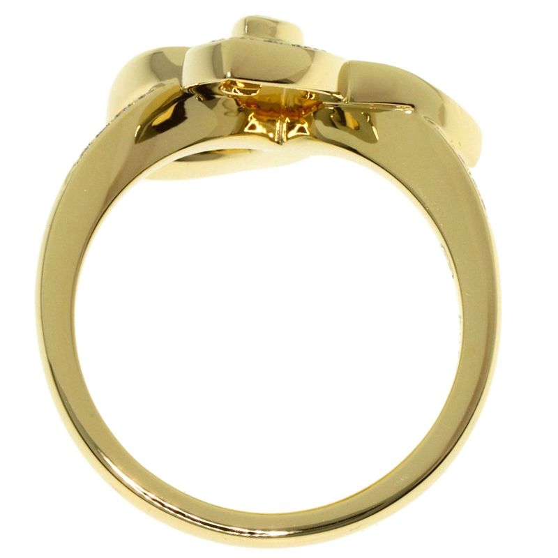 Harry Winston Lily Clastar Diamond Ring 18K Yellow Gold
