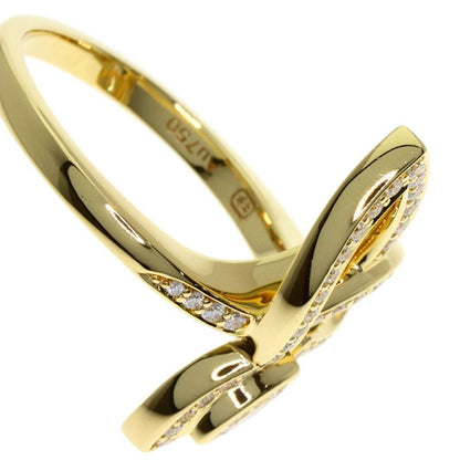 Harry Winston Lily Clastar Diamond Ring 18K Yellow Gold