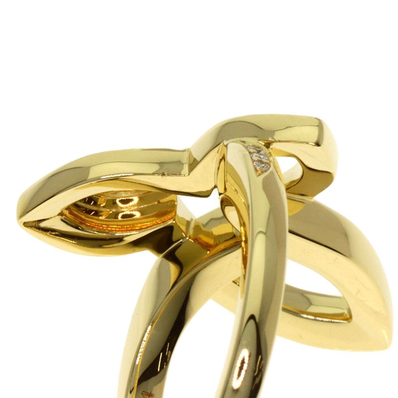 Harry Winston Lily Clastar Diamond Ring 18K Yellow Gold