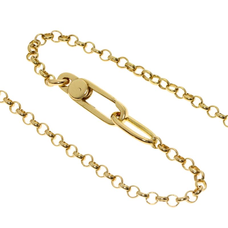 Gucci Logo Necklace 18K Yellow Gold