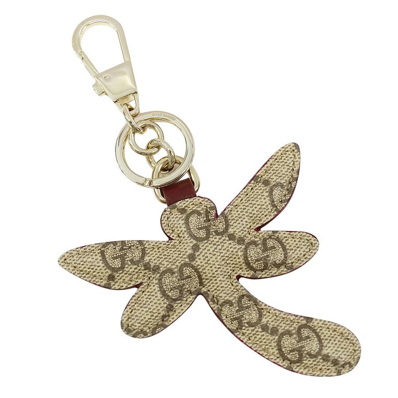 Gucci Charm Leather GG Emblem
