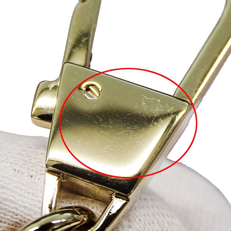 Gucci Charm Leather GG Emblem