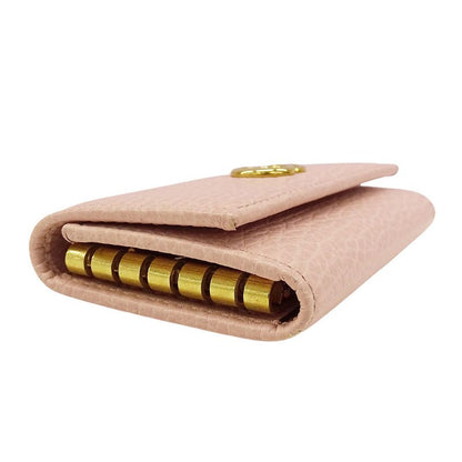 Gucci Key Case Leather Petit Marmont Double Pink Key Holder