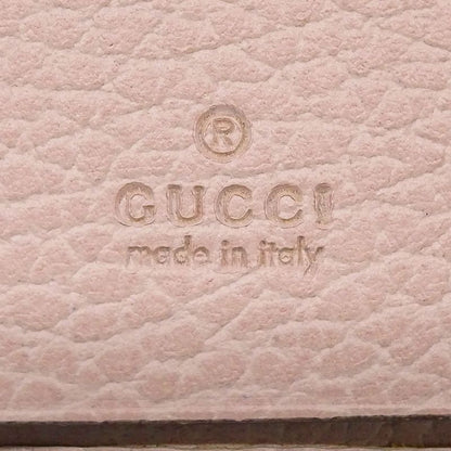 Gucci Key Case Leather Petit Marmont Double Pink Key Holder