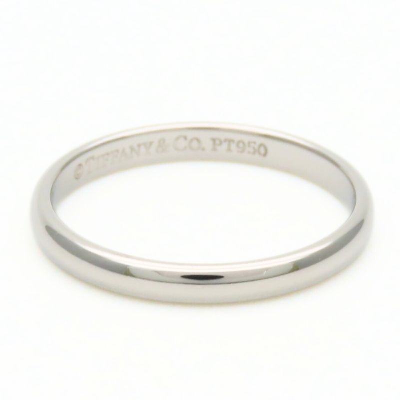 Tiffany & Co Ring Wedding Band Platinum Simple Classic
