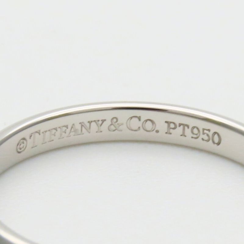 Tiffany & Co Ring Wedding Band Platinum Simple Classic