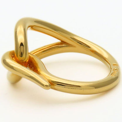 Hermes Scarf Ring Jumbo Metal Gold Plated
