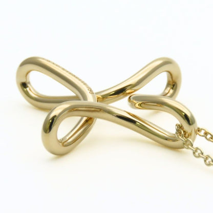 Tiffany & Co Necklace Infinity Cross 18K Yellow Gold