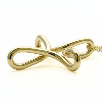 Tiffany & Co Necklace Infinity Cross 18K Yellow Gold
