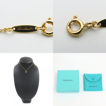Tiffany & Co Necklace Infinity Cross 18K Yellow Gold