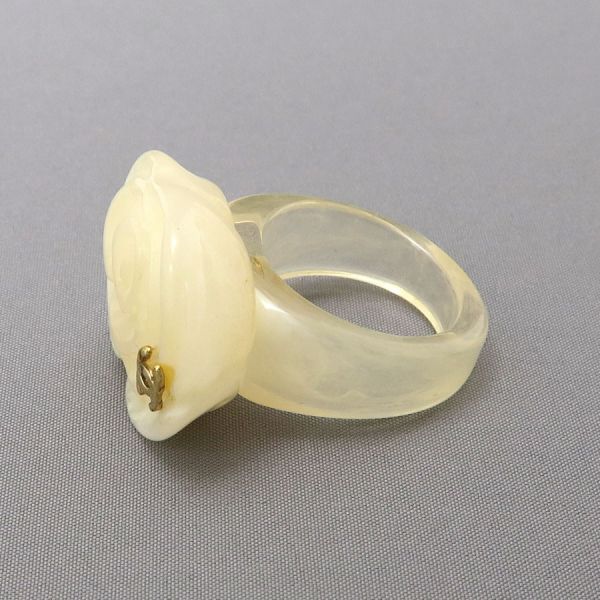 Chanel Ring White