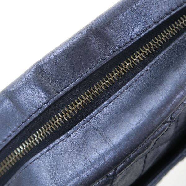 Chanel Quilted Handbag Blue Navy