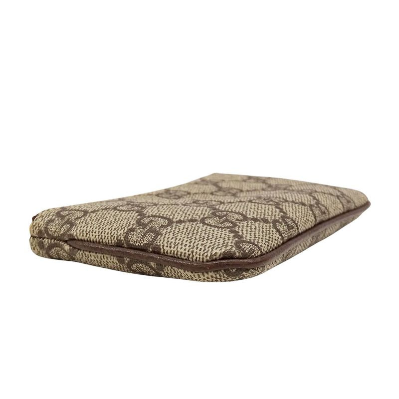 Gucci Wallet Coin Case Ophidia GG Supreme Canvas Brown Ring