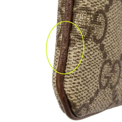 Gucci Wallet Coin Case Ophidia GG Supreme Canvas Brown Ring
