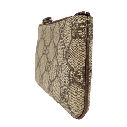 Gucci Wallet Coin Case Ophidia GG Supreme Canvas Brown Ring
