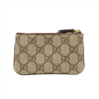 Gucci Wallet Coin Case Ophidia GG Supreme Canvas Brown Ring