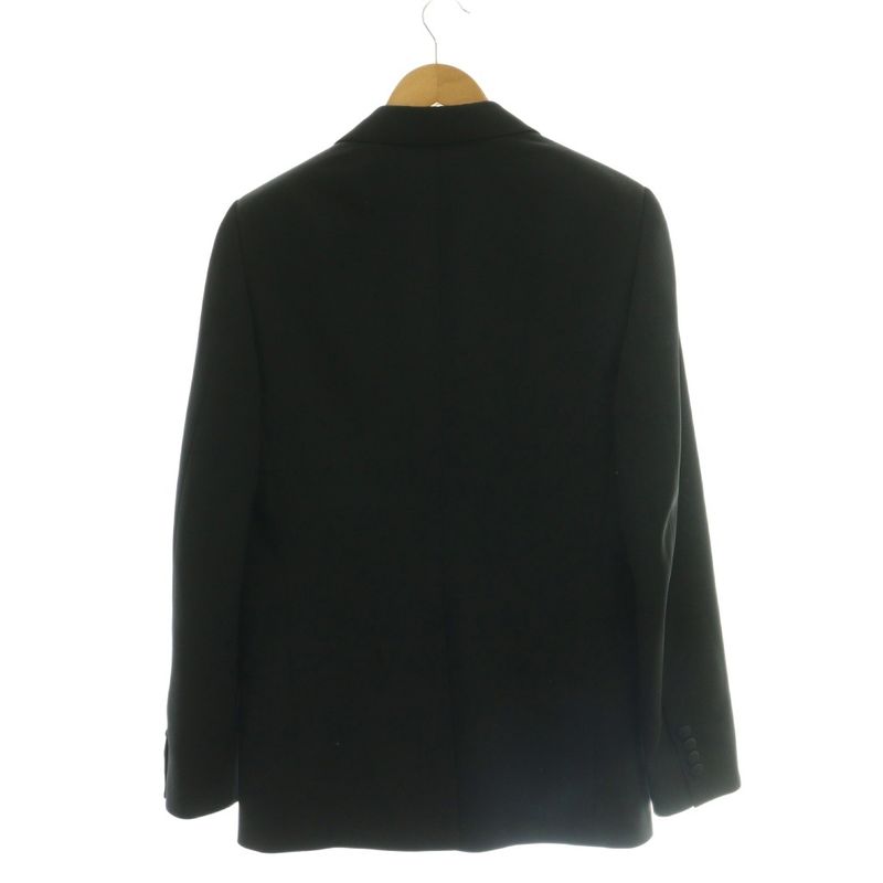 Celine Classic Tax Jacket Tailored Wool 46 Black NR AD