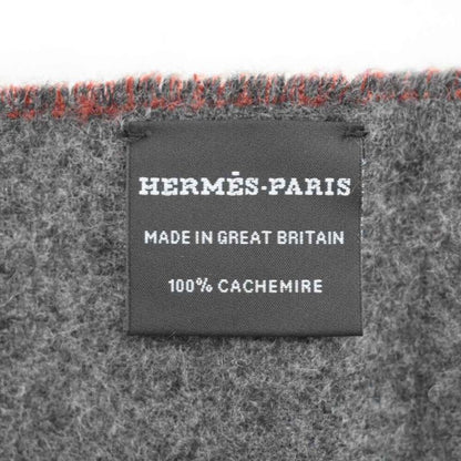 Hermes Grand Mall Scarf Cashmere Red