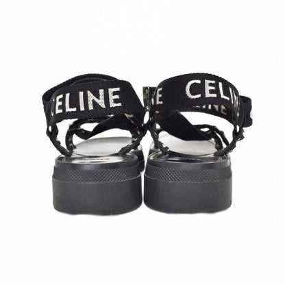 Celine Leo Strappy Sandal Leo Sandals 43 Black