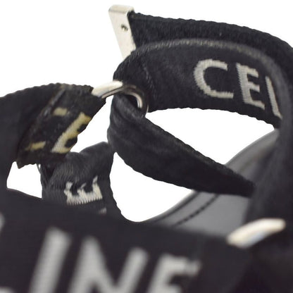 Celine Leo Strappy Sandal Leo Sandals 43 Black