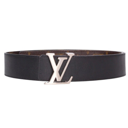 Louis Vuitton Belt LV Initial Monogram Reversible Leather 90 Brown Black