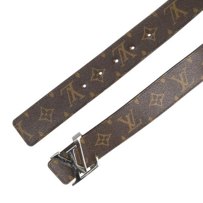Louis Vuitton Belt LV Initial Monogram Reversible Leather 90 Brown Black