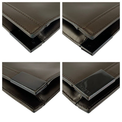 Gucci Metallic Brown Leather 000 Shoulder Bag Tote