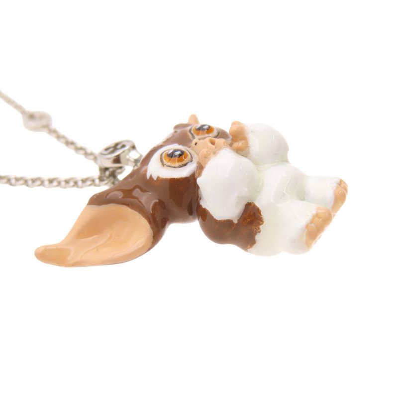 Gucci Gremlin Gizmo Necklace Brown White