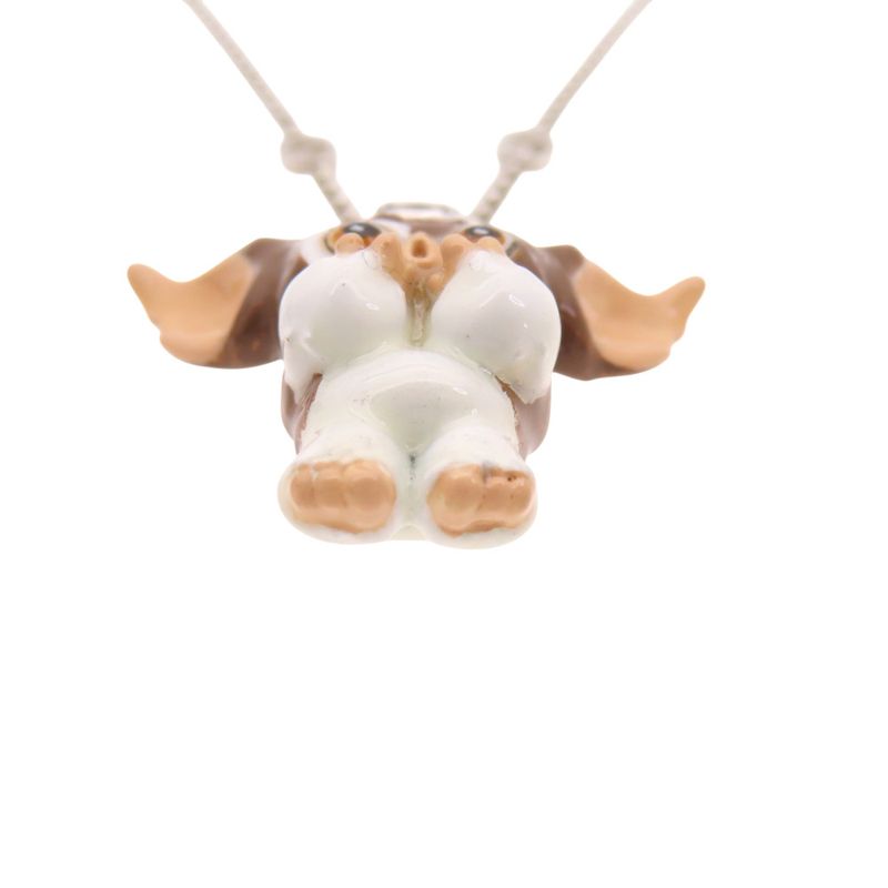 Gucci Gremlin Gizmo Necklace Brown White