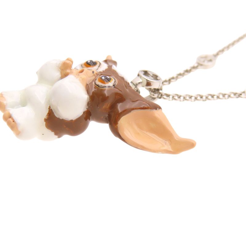 Gucci Gremlin Gizmo Necklace Brown White