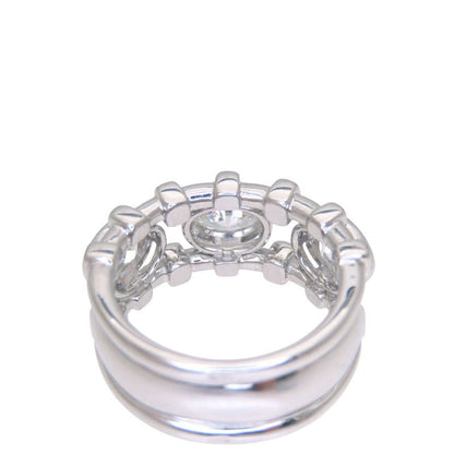 Dior Oval Cut Diamond Ring 51 18K White Gold