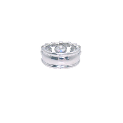 Dior Oval Cut Diamond Ring 51 18K White Gold