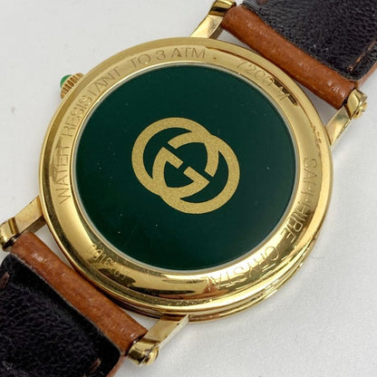 Gucci Roman Dial Date White Quartz Watch