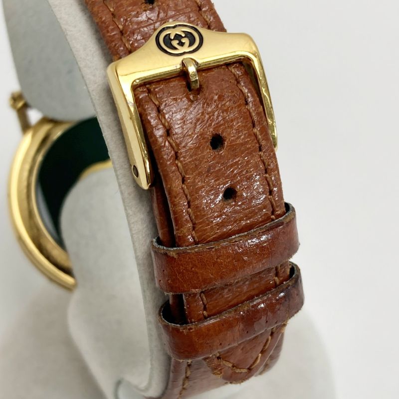 Gucci Roman Dial Date White Quartz Watch