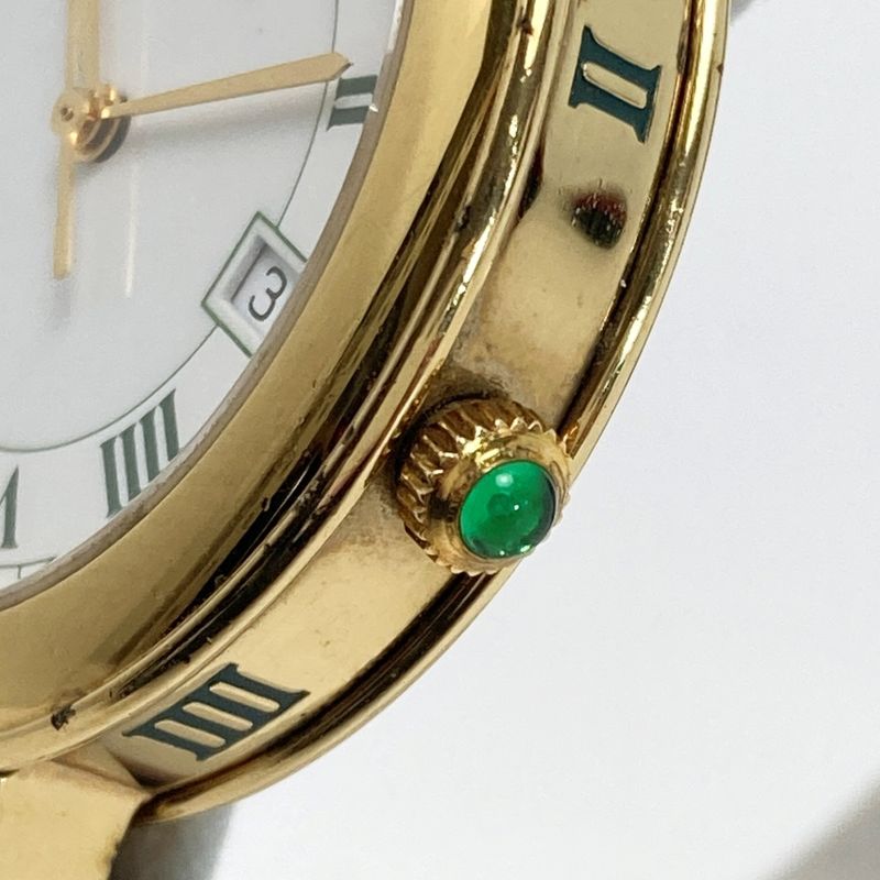 Gucci Roman Dial Date White Quartz Watch