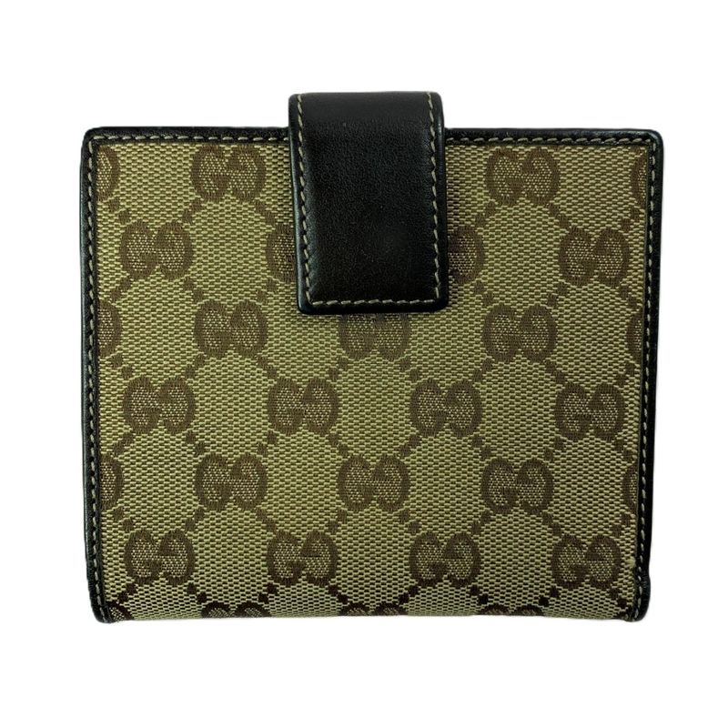 Gucci Lovely GG Canvas Leather Wallet