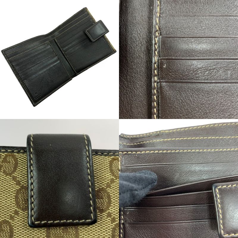 Gucci Lovely GG Canvas Leather Wallet
