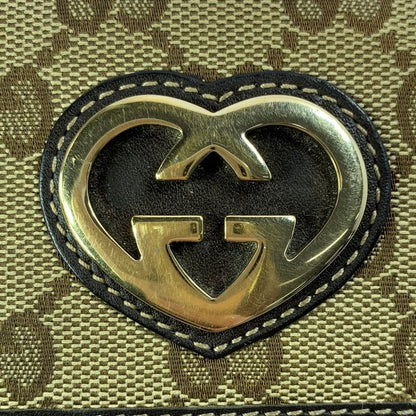 Gucci Lovely GG Canvas Leather Wallet