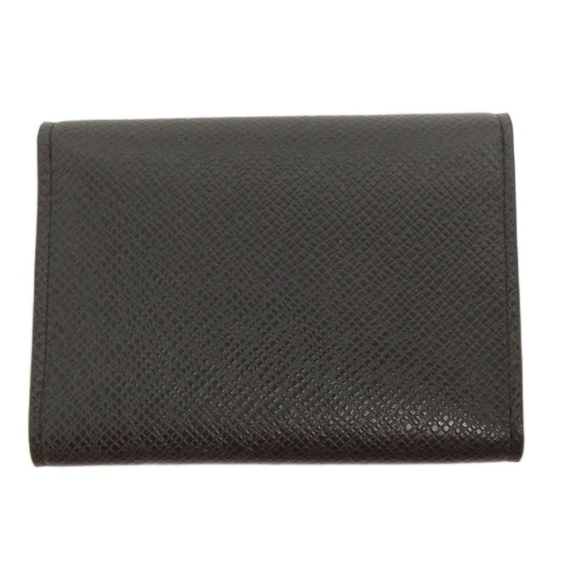 Louis Vuitton Taiga Business Card Holder NM Black Shoulder Bag