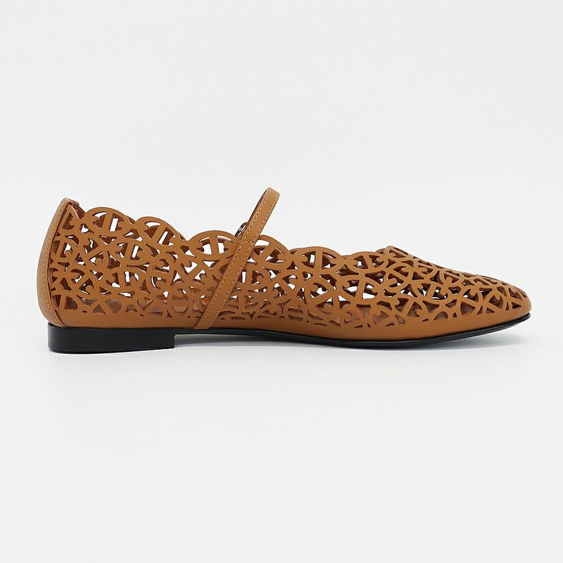 Hermes Ballet Shoes Meri Chaine D'ancre Natural Calf Notation