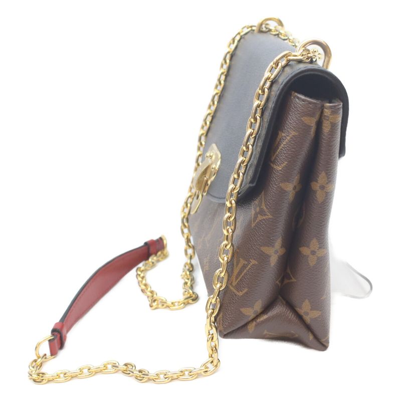 Louis Vuitton Monogram Trillon Noir Sampler Seed Shoulder Bag ) Brown Black