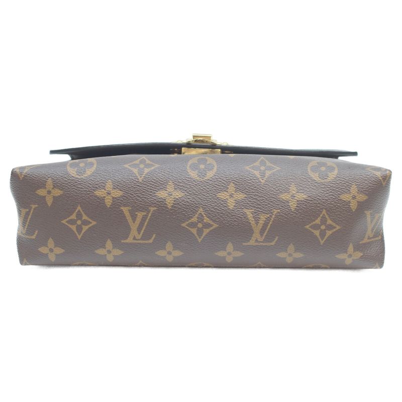 Louis Vuitton Monogram Trillon Noir Sampler Seed Shoulder Bag ) Brown Black