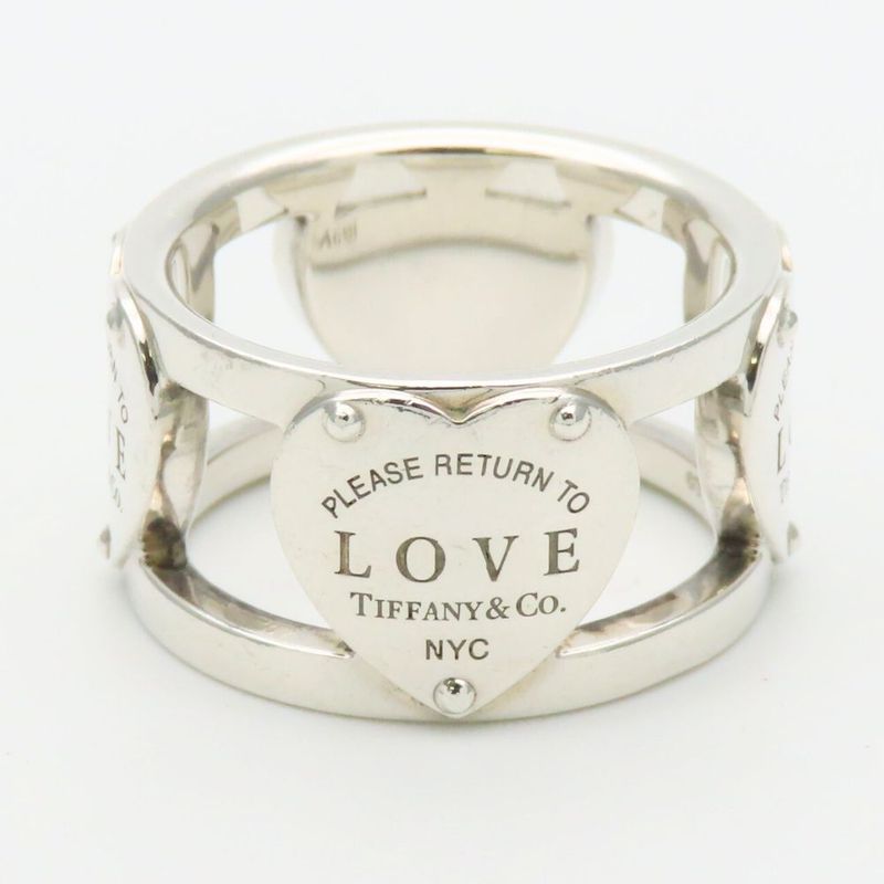 Tiffany & Co Ring Return to Love Wide Silver