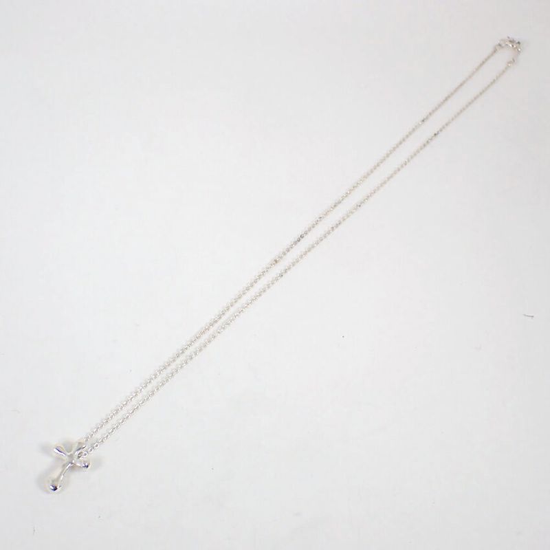 Tiffany & Co 925 Small Cross Pendant Necklace