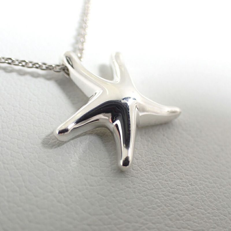 Tiffany & Co 925 Star Fish Pendant Necklace