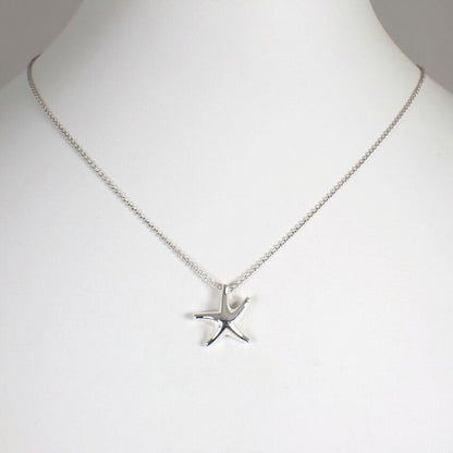 Tiffany & Co 925 Star Fish Pendant Necklace